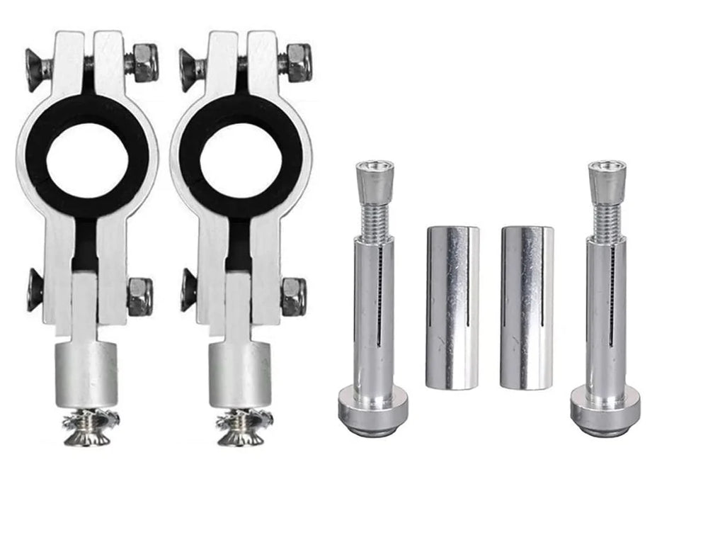 Acerbis Metal HandGuard Small with aluminium brace(WHITE) - HAND PROTECTOR for universal motorycles