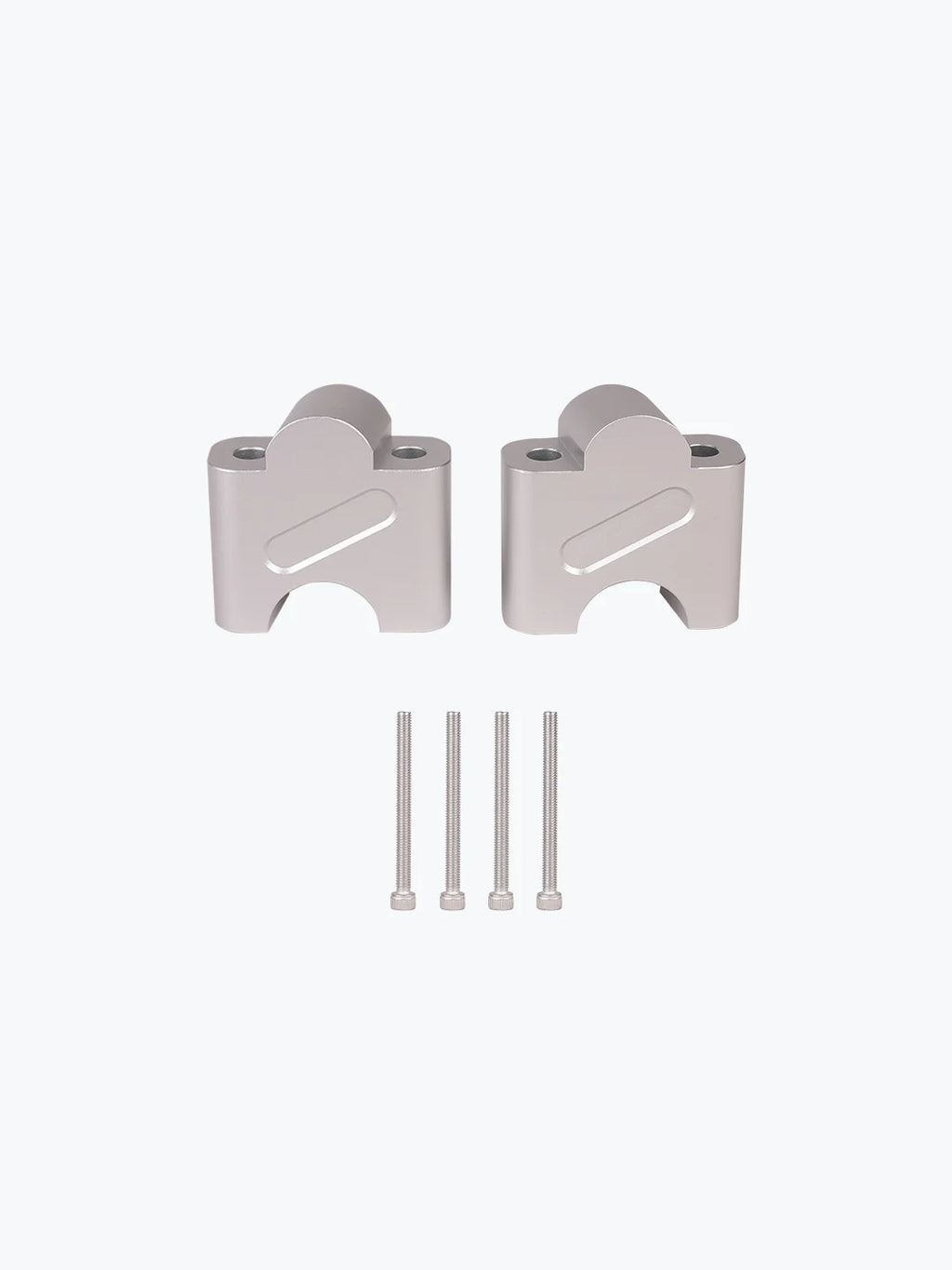 Hero XPULSE handle bar riser JB RACING Silver